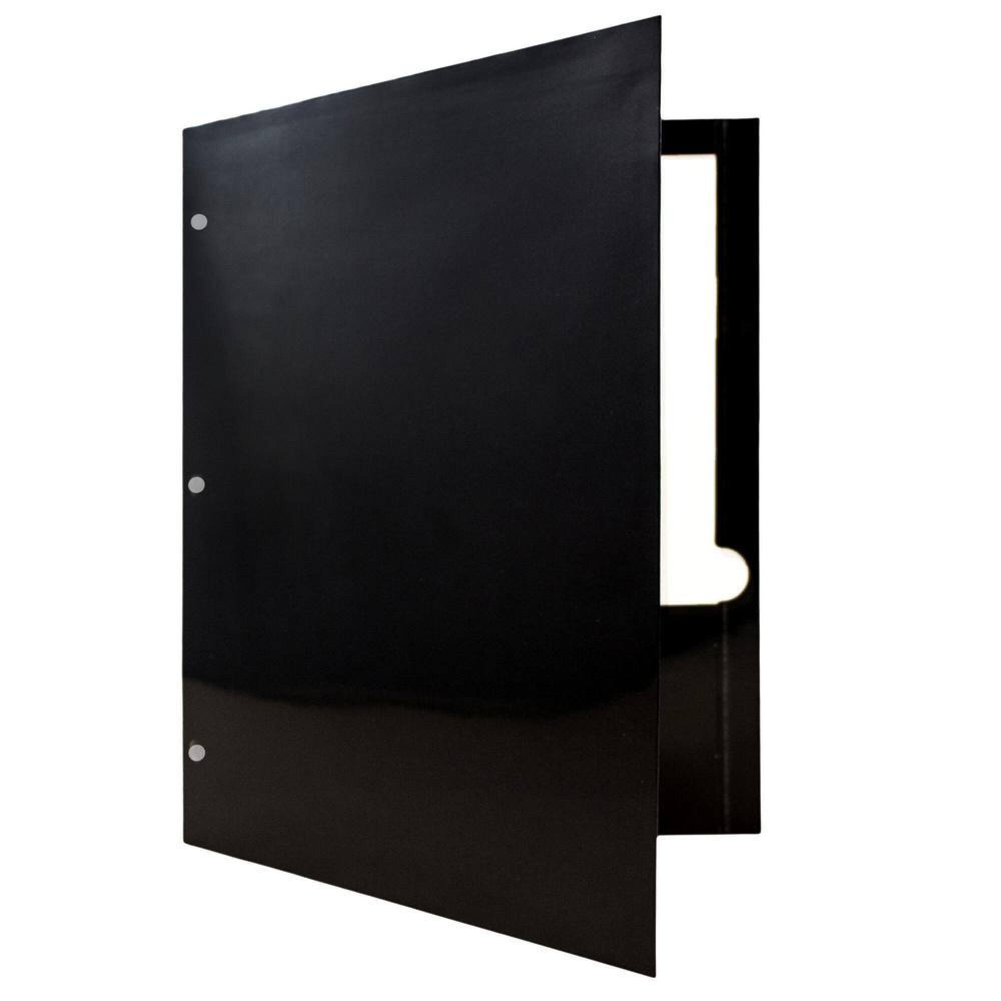 JAM Paper Laminated 2-Pocket Glossy 3-Hole Punch School Folders
